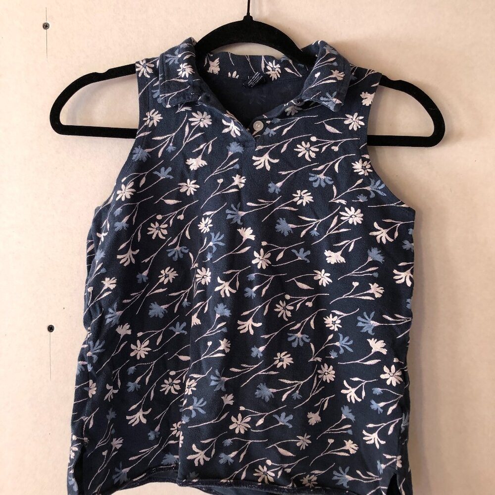 Vintage Gap Sleeveless Cropped Polo